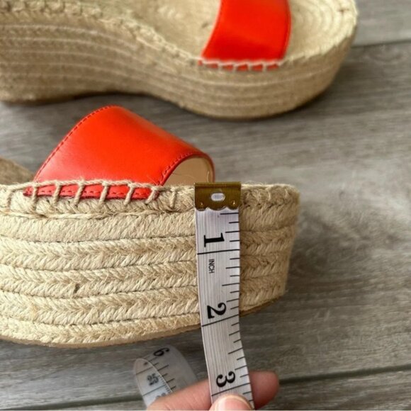 J Crew VACHETTA Leather Platform Espadrille Sandals - Picture 13 of 13